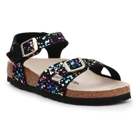 Birkenstock Rio Kids 1019707 sandaler sort gul