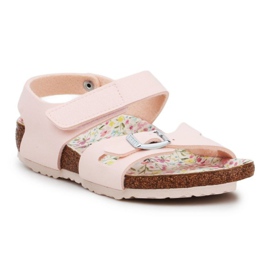 Birkenstock Colorado Kids Bs Grained 1018830 lyserød gul