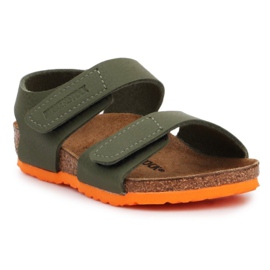 Birkenstock Palu Kids Logo Bs 1019048 blå grøn