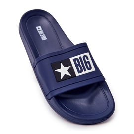 Mænds Big Star DD174701 Marineblå hjemmesko