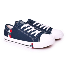 Mænds Big Star HH174326 Marineblå sneakers marine blå