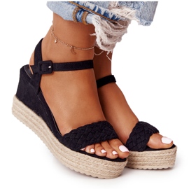 PS1 Sorte baleariske kile sandaler