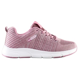 SHELOVET Let openwork sneakers lyserød