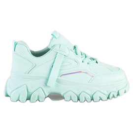 SHELOVET Mint mode sneakers grøn