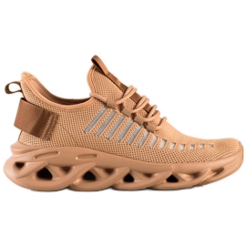 SHELOVET Brun mode sneakers