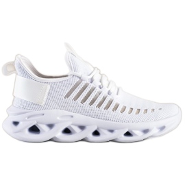 SHELOVET Hvide mode sneakers