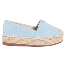 SHELOVET Moderigtigt Espadrilles blå