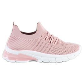 Bella Paris Openwork sneakers lyserød