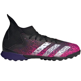 Adidas Predator Freak.3 Tf Jr FW7533 fodboldstøvler flerfarvet lyserød