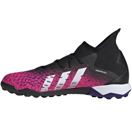 Adidas Predator Freak.3 Tf M FW7517 fodboldstøvler hvid, sort, pink sort