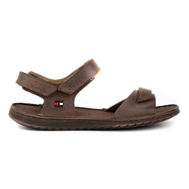 KOMODO Brune herresandalsandaler 881K
