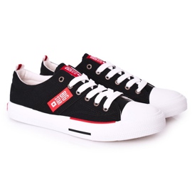 Mænds Big Star HH174039 sorte sneakers
