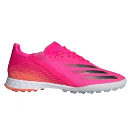 Adidas X Ghosted.1 Tf M FW6963 fodboldstøvler flerfarvet lyserød