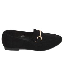 Sorte kvinders loafers T391P Sort