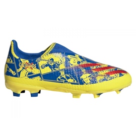 Adidas X Ghosted.3 Ll Fg Jr GZ7557 fodboldstøvler flerfarvet gul