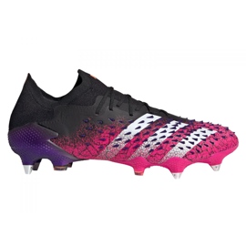 Adidas Predator Freak.1 Low Sg M FW7246 fodboldstøvler grafit, sort, violet sort