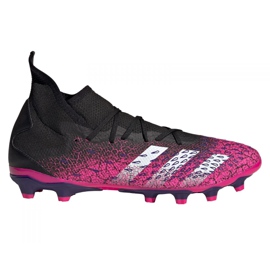 Adidas Predator Freak.3 Mg M FW7515 fodboldstøvler grafit, sort, violet sort