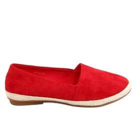 Sneakers espadrilles rød 7870 Rød
