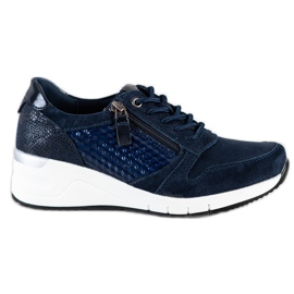 Filippo Navy læder sneakers marine blå blå