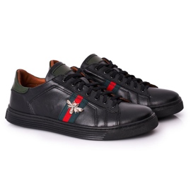 Bednarek Polish Shoes Mænds læder Brogues Sneakers Bednarek sort