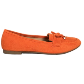 Anesia Paris Loafers Med En Sløjfe orange