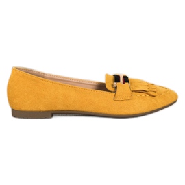 Anesia Paris Stilfulde loafers gul