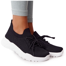 PS1 Sportssko til kvinder Sneakers Sort lineal hvid