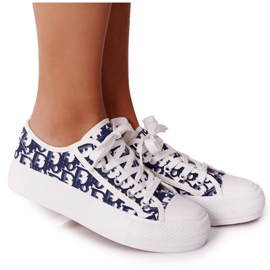 PS1 Kvinder Logged Sneakers White and Black Day Off hvid sort