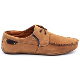 Olivier Mænds læder loafers 297 brun
