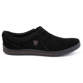 Polbut Herre Brogues Læder-Eko 362 sort