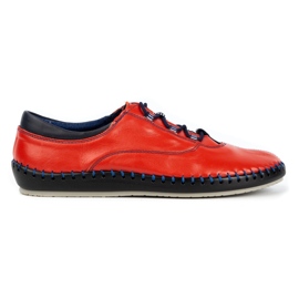 Olivier Casual herresko 312K rødkorn