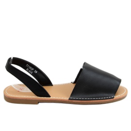 Sorte sandaler til kvinder TU150P Sort
