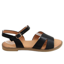 Sorte damesandaler K-20 Sort