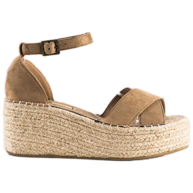 Corina Moderigtige Espadrilles sandaler beige