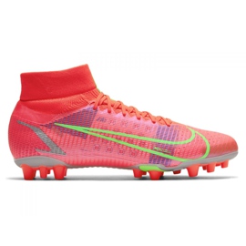 Nike Superfly 8 Pro Ag M CV1130-600 fodboldsko koral rød
