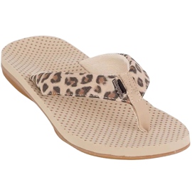 Kappa Fayola beige tøfler til damer 242980 4150 brun