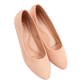 Glatte ballerinas ruskind pink CC212P Pink lyserød
