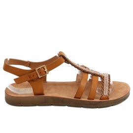 Kamel sandaler til kvinder L-375 Camel brun