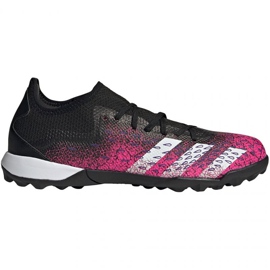 Adidas Predator Freak.3 L Tf M FW7520 fodboldstøvler sort, sort, pink sort