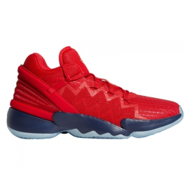 Adidas DON Issue # 2 M FX6519 basketballsko flerfarvet rød