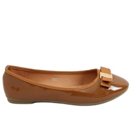 Kamellakerede ballerinaer B2029 Kamel brun