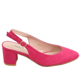 Pumps med åben hæl fuchsia 9R27 Fuchsia lyserød