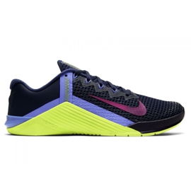 Nike Metcon 6 W AT3160-400 træningssko sort flerfarvet grøn