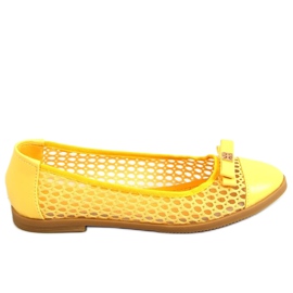 Gule åbent ballerinaer 1378 Gul
