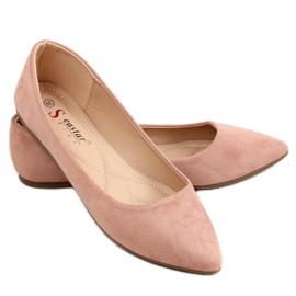 Ballerinas med mandeltå pink CD52P Pink lyserød