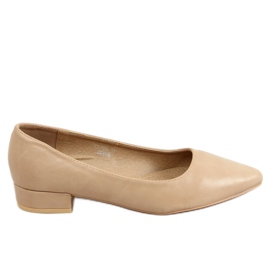 Pumps højhælede kornet beige CL70Q Beige