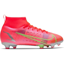 Nike Mercurial Superfly 8 Pro Fg Jr CV0804 600 fodboldsko orange orange