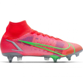 Nike Mercurial Superfly 8 Elite SG-PRO Ac M CV0960 600 fodboldsko orange appelsiner og røde