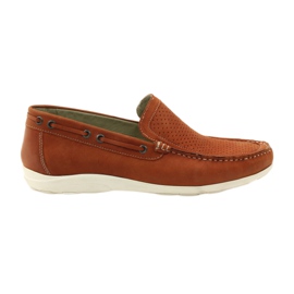Herresko loafers Caprice 14650 brun orange