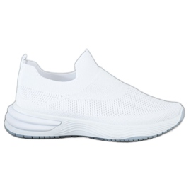 SHELOVET Slip-on sneakers hvid